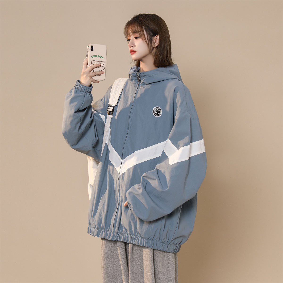 Women's Graduate Casual Windbreaker Jacket by MyHackerTech