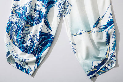 YC134 Great Waves Lightweight Pants by MyHackerTech