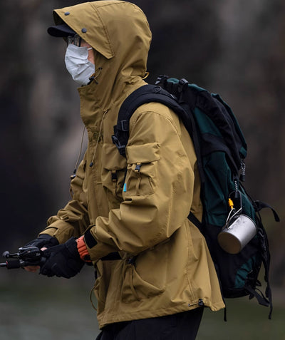 APEJ8 Khaki Tactical Wilderness Jacket by MyHackerTech