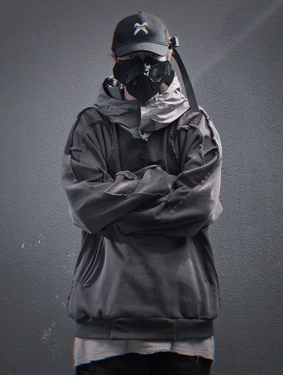 HiH56 Grey NX Hoodie by MyHackerTech