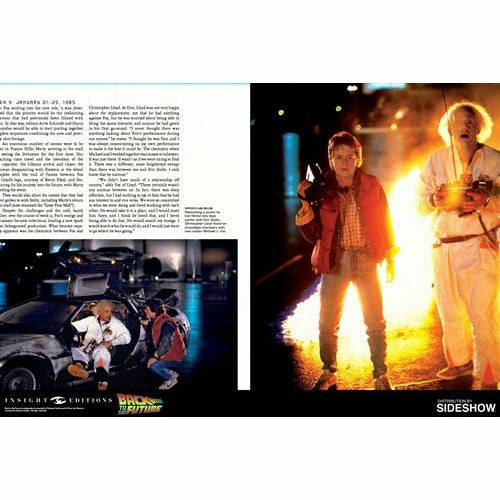 Back to the Future: The Ultimate Visual History Collector's Edition Hardcover book with Sculpted Movie Poster [2017] by MyHackerTech