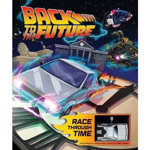 Back to the Future: Race Through Time Hardcover Book with Collectible Wind-up DeLorean by MyHackerTech