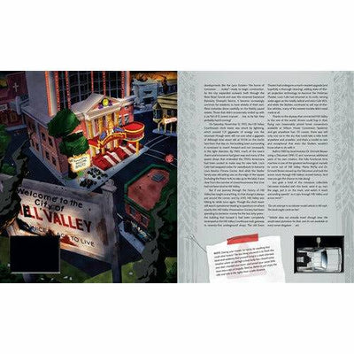 Back to the Future: Race Through Time Hardcover Book with Collectible Wind-up DeLorean by MyHackerTech