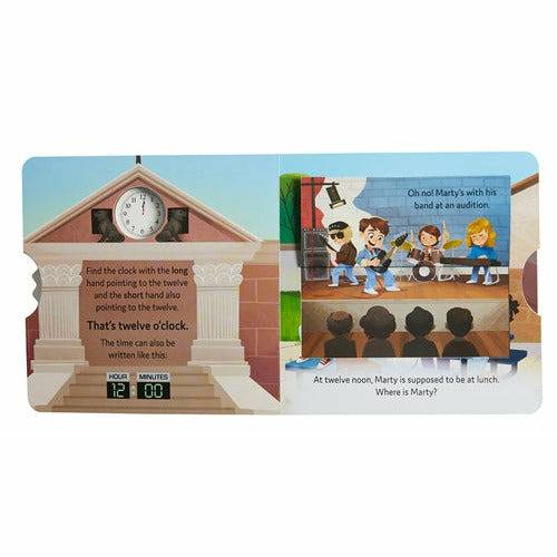 Back to the Future: Telling Time With Marty McFly children's board book by MyHackerTech