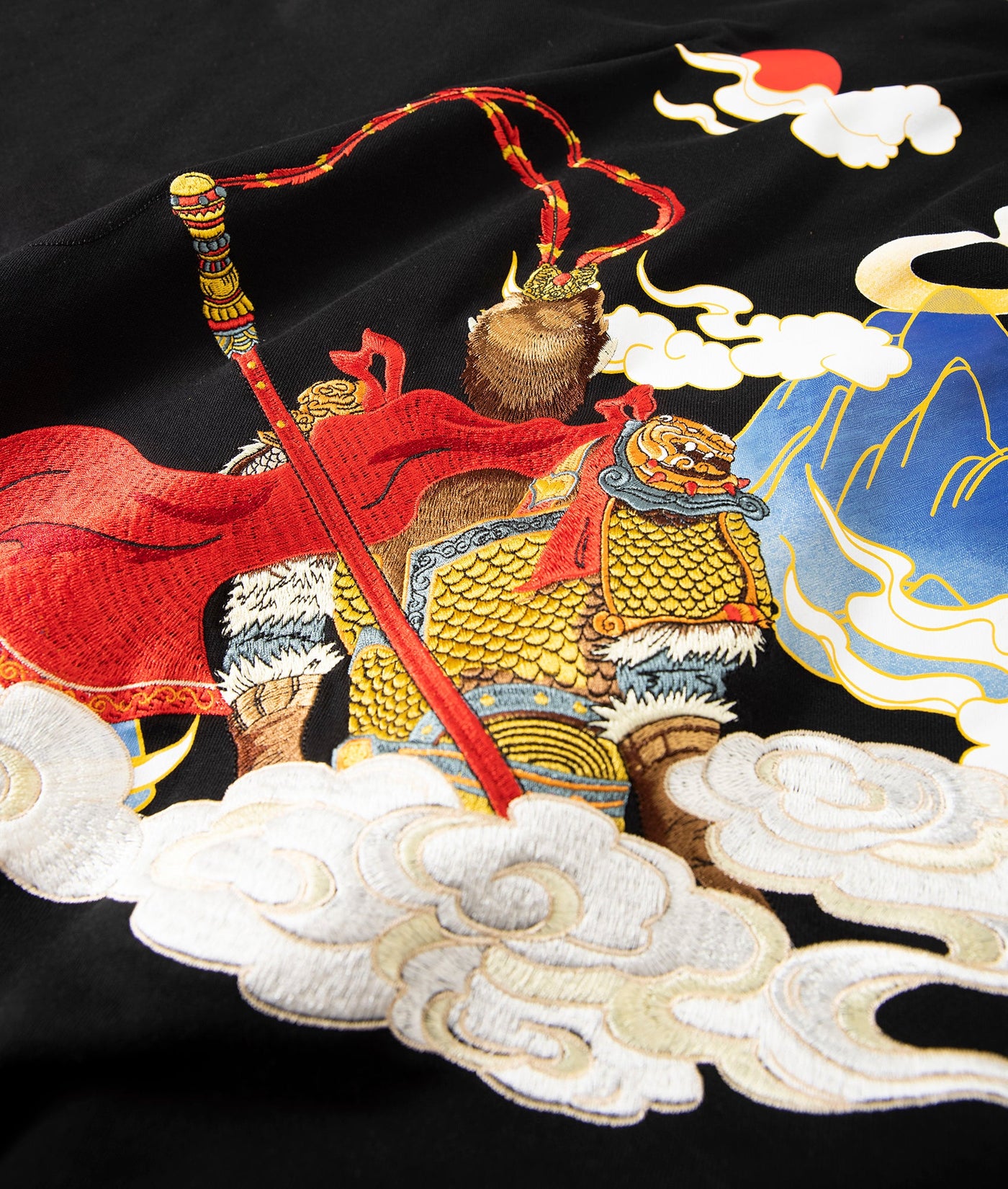 Monkey King Embroidery Hoodie by MyHackerTech