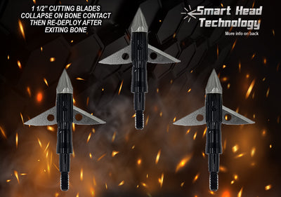 APOLLO 100 GRAIN BROADHEADS (3 PACK)(FORMERLY HERA) by MyHackerTech