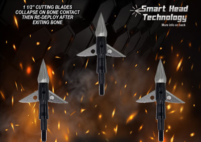 APOLLO 125 GRAIN BROADHEADS (3 PACK) (FORMERLY HERA) by MyHackerTech