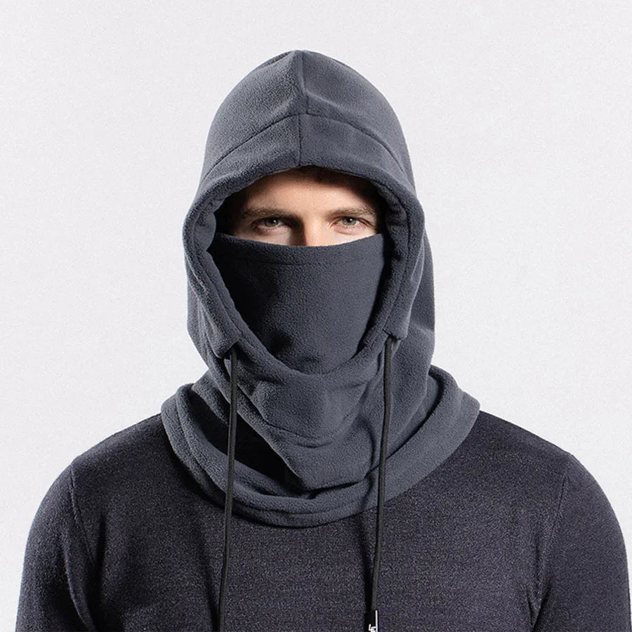 Fashion Winter Warm Cap for Men Women Fleece Balaclava Hat Head Cover Neck Hat Motorcycle Bike Windproof Sports Scarf Caps