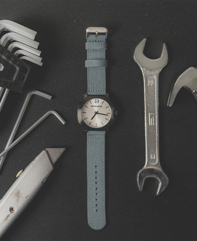 Apex (Black/Silver) Watch by MyHackerTech