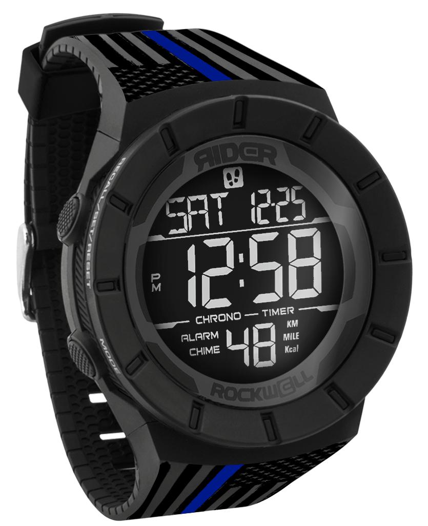Coliseum Fit™ Assault - Police Edition (Phantom Black) Watch by MyHackerTech