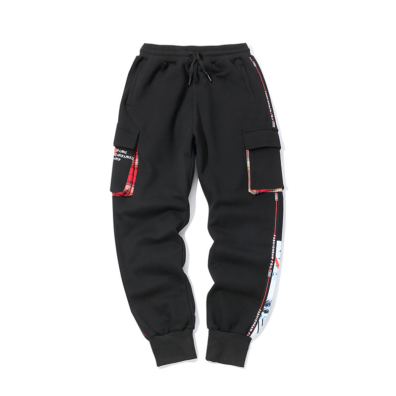 APE2883 Waves Artwork Joggers by MyHackerTech