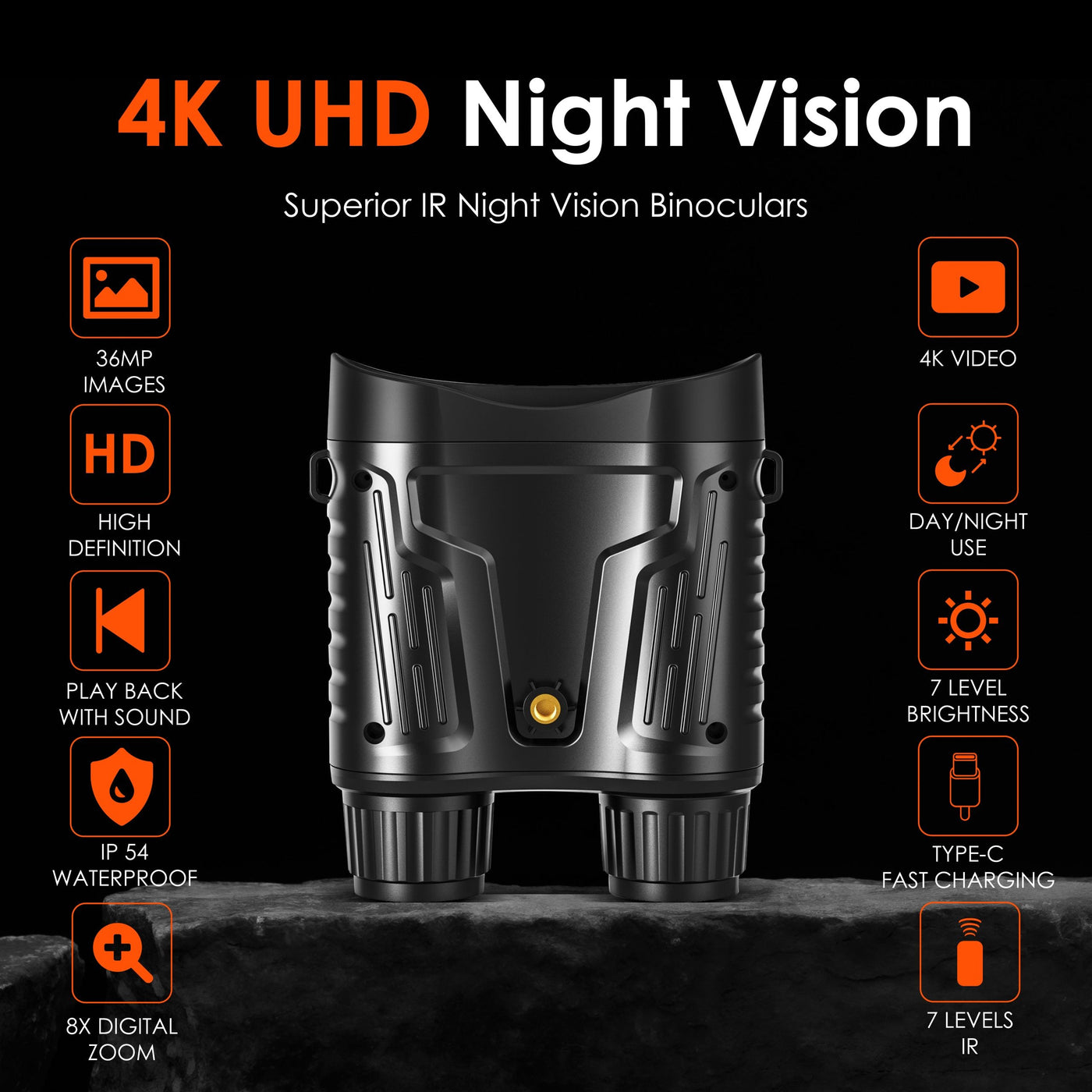 Rexing B1 Pro – 4K IR Night Vision Digital Binocular by MyHackerTech
