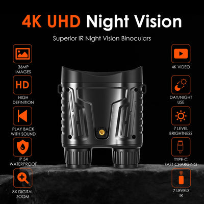 Rexing B1 Pro – 4K IR Night Vision Digital Binocular by MyHackerTech