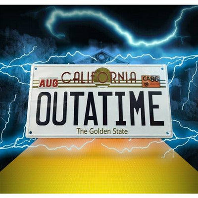 Back to the Future OUTATIME Tin Sign by MyHackerTech