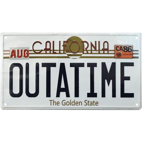 Back to the Future OUTATIME Tin Sign by MyHackerTech