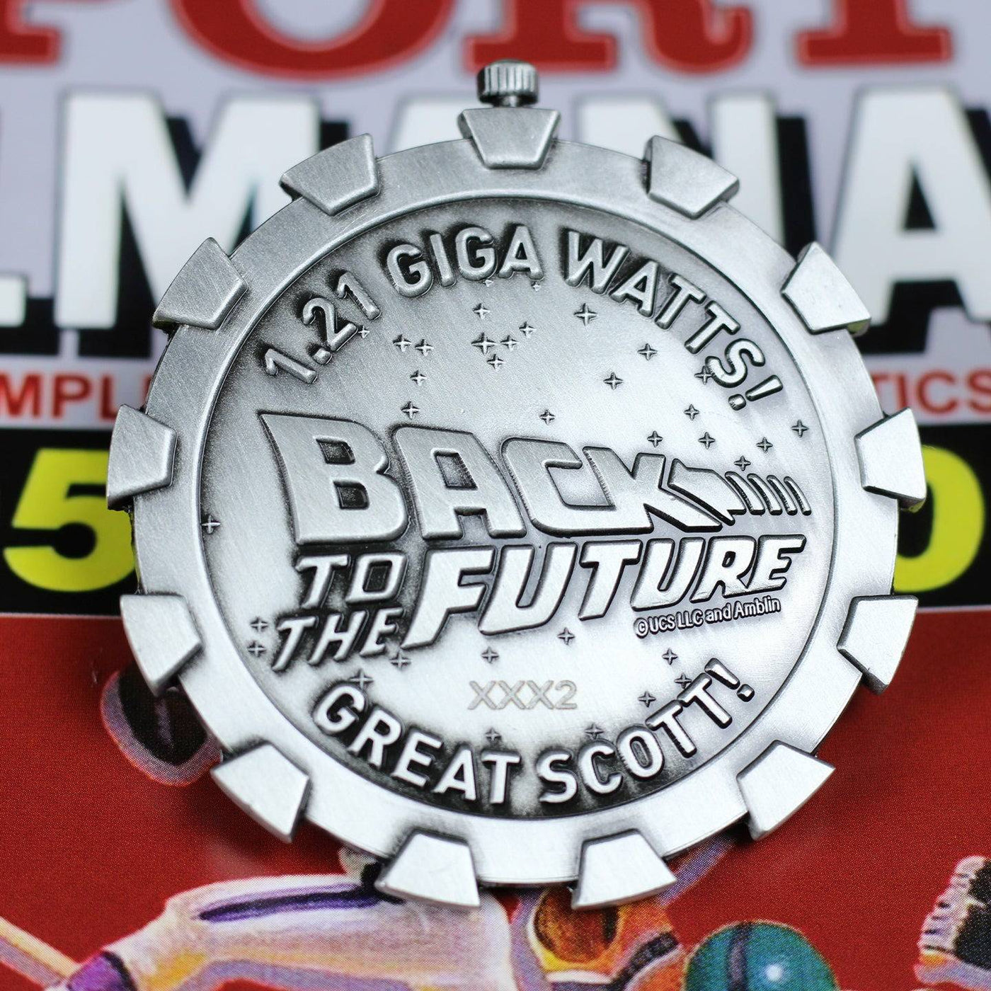 Back to the Future Limited Edition Stopwatch Medallion by MyHackerTech