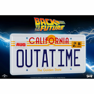 Back to the Future OUTATIME License Plate Replica by MyHackerTech