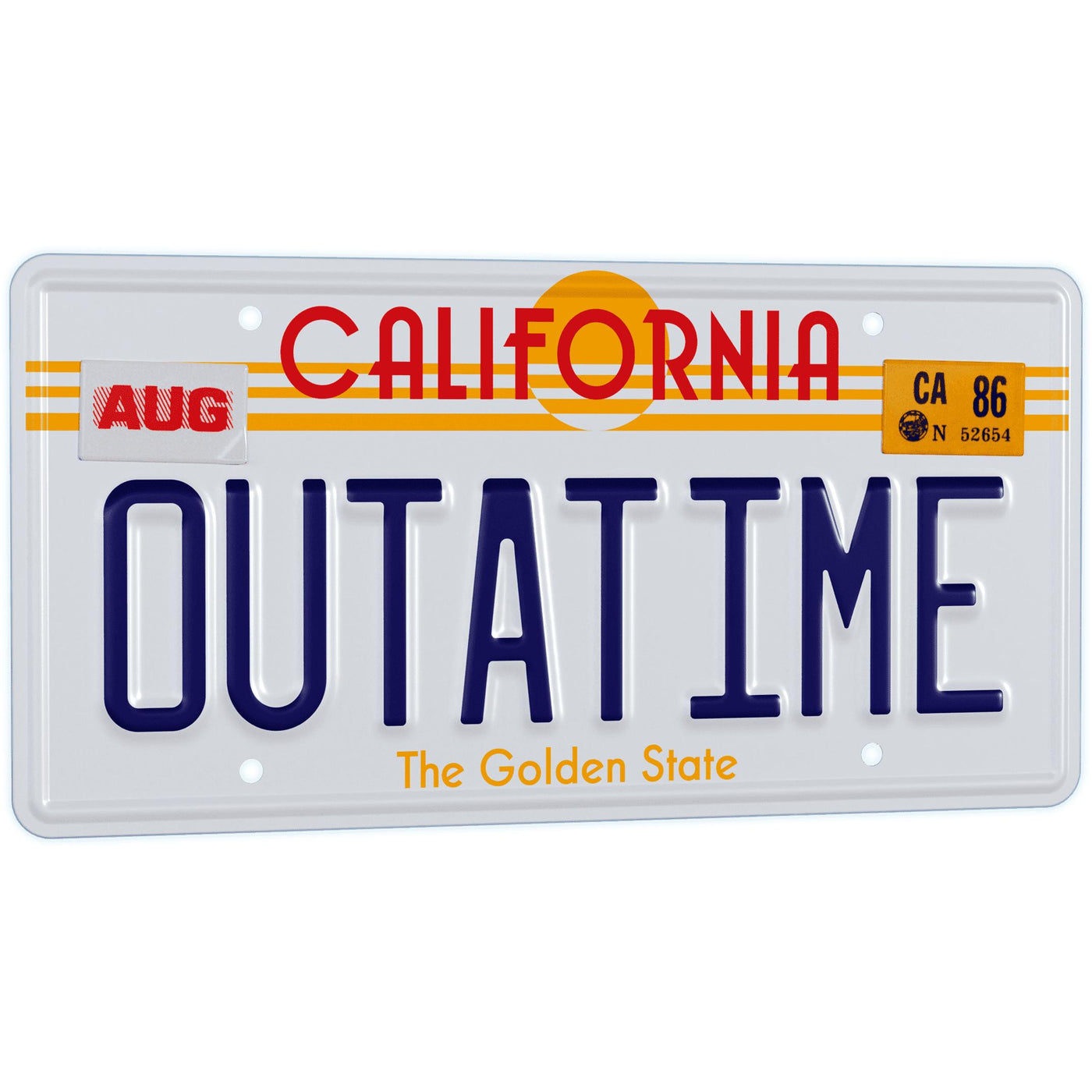 Back to the Future OUTATIME License Plate Replica by MyHackerTech