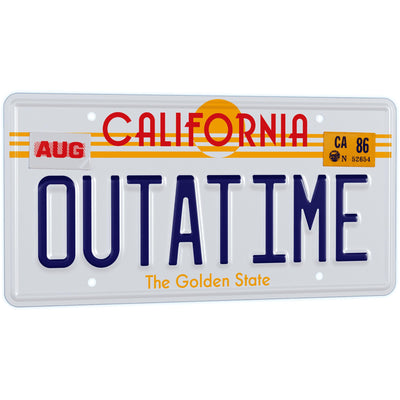 Back to the Future OUTATIME License Plate Replica by MyHackerTech