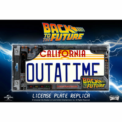 Back to the Future OUTATIME License Plate Replica by MyHackerTech