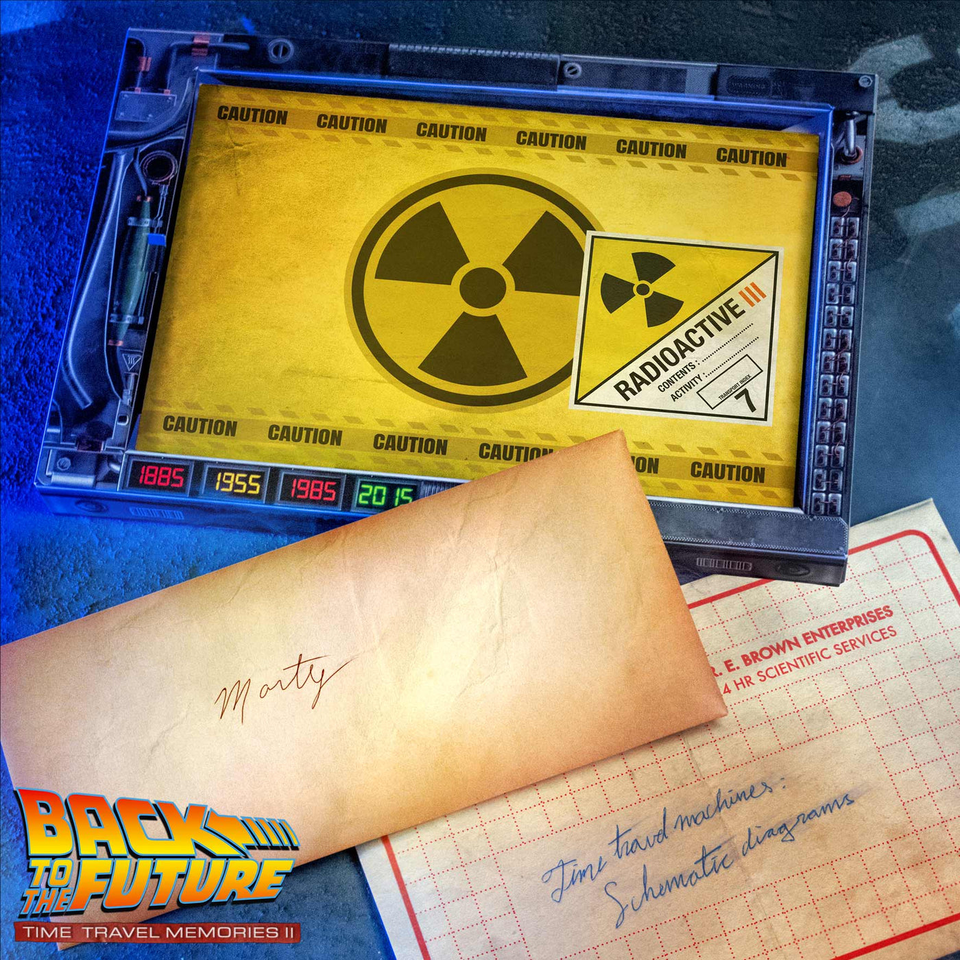 Back to the Future Time Travel Memories II Expansion Kit — "1.21 Gigawatts" Edition prop replicas (BacktotheFuture.com / DoctorCollector.com exclusive!) by MyHackerTech