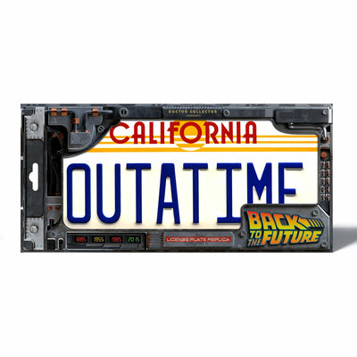 Back to the Future OUTATIME License Plate Replica by MyHackerTech