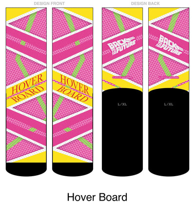 Back to the Future "Hoverboard" Unisex Socks by MyHackerTech