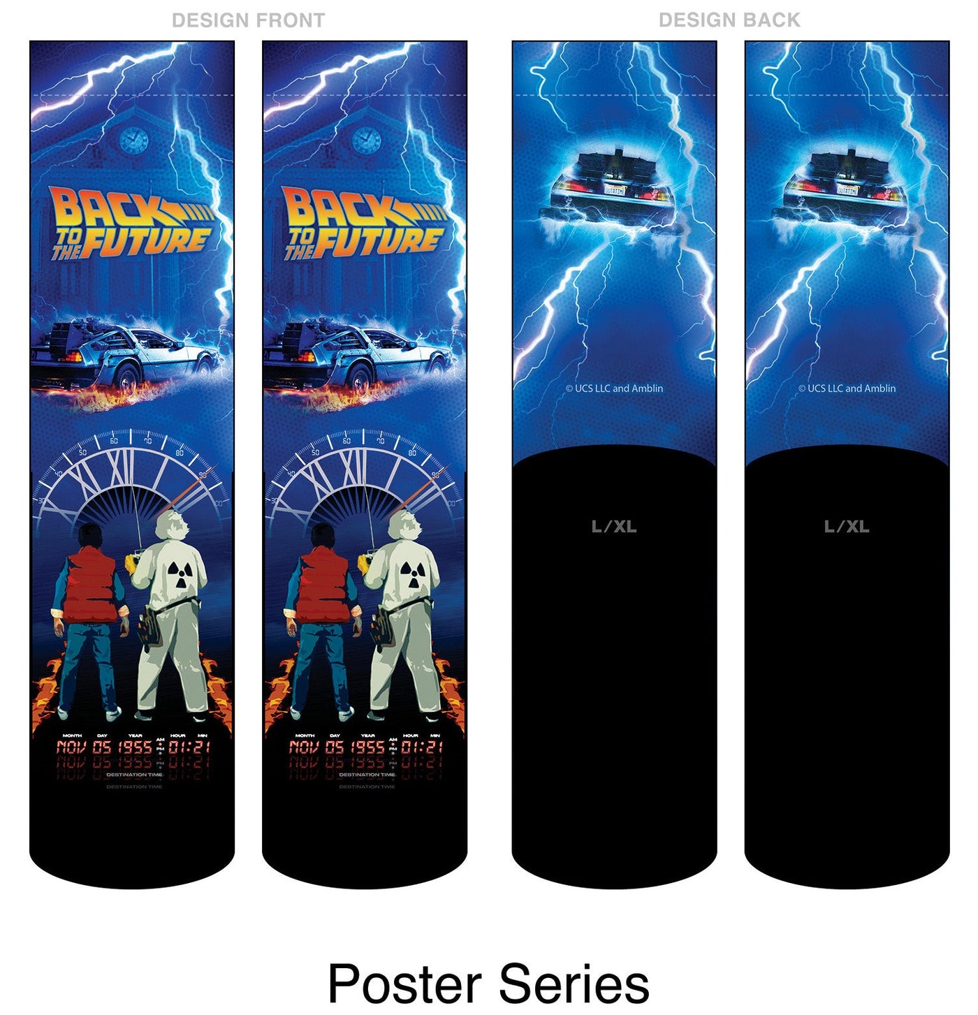 Back to the Future "Poster Series" Unisex Socks by MyHackerTech