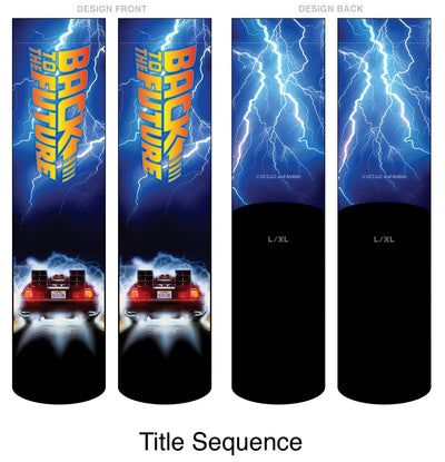 Back to the Future "Title Sequence" Unisex Socks by MyHackerTech