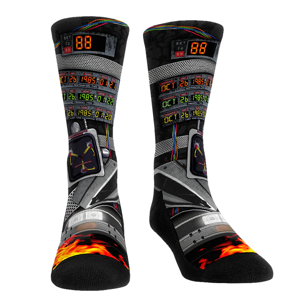 Back to the Future "Outatime 2.0" Unisex Socks by MyHackerTech