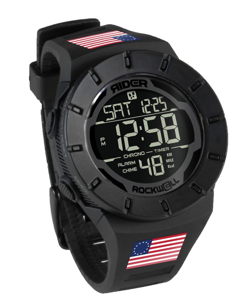Coliseum Fit™ Forum - Betsy Ross Edition (Phantom Black) Watch by MyHackerTech