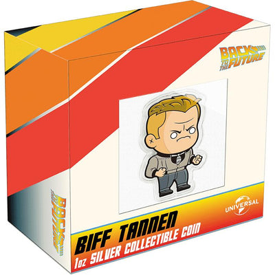 Back to the Future Limited Edition 2021 Biff Tannen shaped 1oz silver coin by MyHackerTech