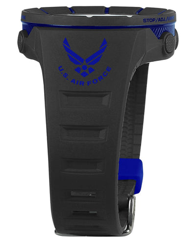 Coliseum Air Force Edition (Black/Blue) Watch by MyHackerTech