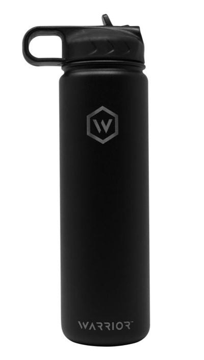 Rockwell Warrior Flask - Double Walled - Stainless Steel Flask - (BLACK) by MyHackerTech