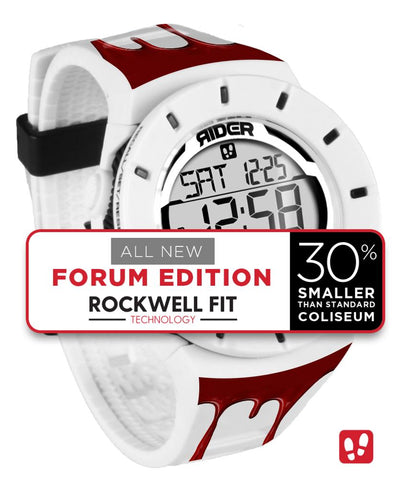 The Coliseum Fit™ - Blood FORUM EDITION (White/Black) Watch by MyHackerTech