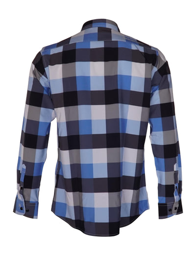 The Titan - Blue Pattern Long Sleeve by MyHackerTech