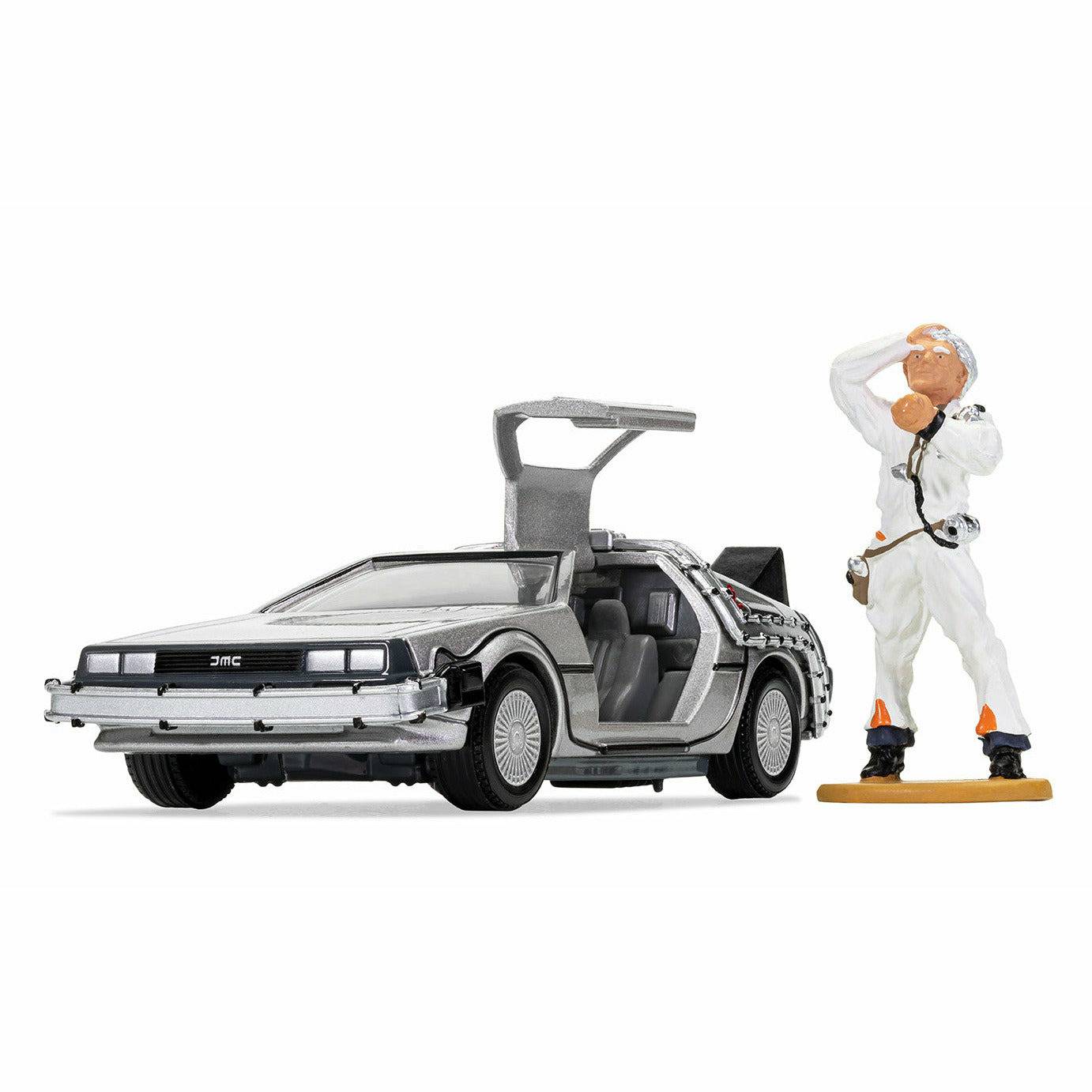 Corgi Back to the Future die-cast 1:36 scale DeLorean with Doc Brown figure by MyHackerTech