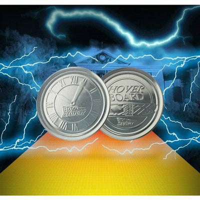 Back to the Future Set of 4 Metal Coasters by MyHackerTech