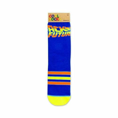 Back to the Future "Flames" Men's Straight Crew Socks (Size 6-13) by MyHackerTech