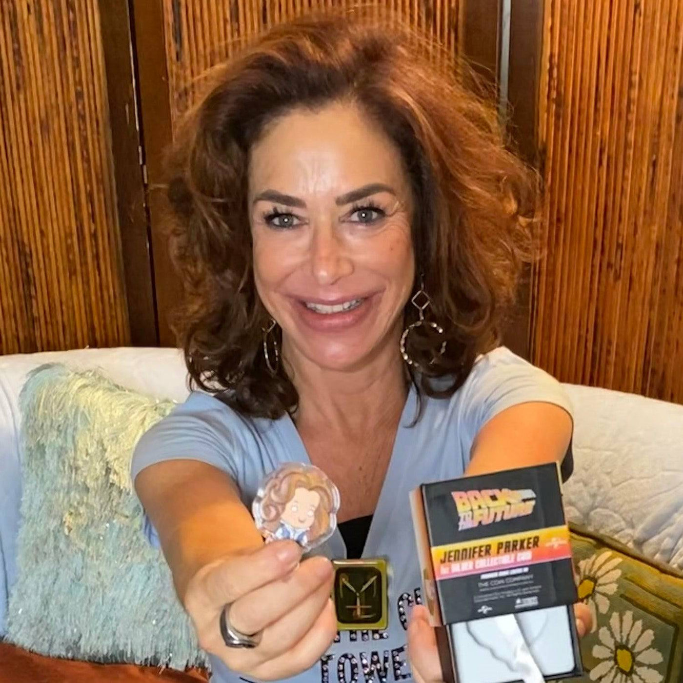 Back to the Future Limited Edition 2021 Jennifer Parker shaped 1oz silver coin by MyHackerTech