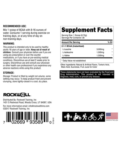 Rockwell Fit™ BCAA: Strawberry Coconut by MyHackerTech