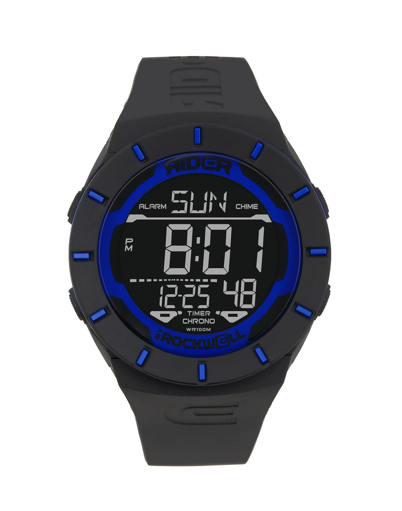 Coliseum (Black/Blue) Watch by MyHackerTech
