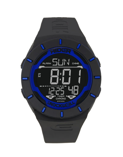 Coliseum (Black/Blue) Watch by MyHackerTech