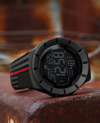 Coliseum Fit™ Assault - Firefighter Edition (Phantom Black) Watch by MyHackerTech