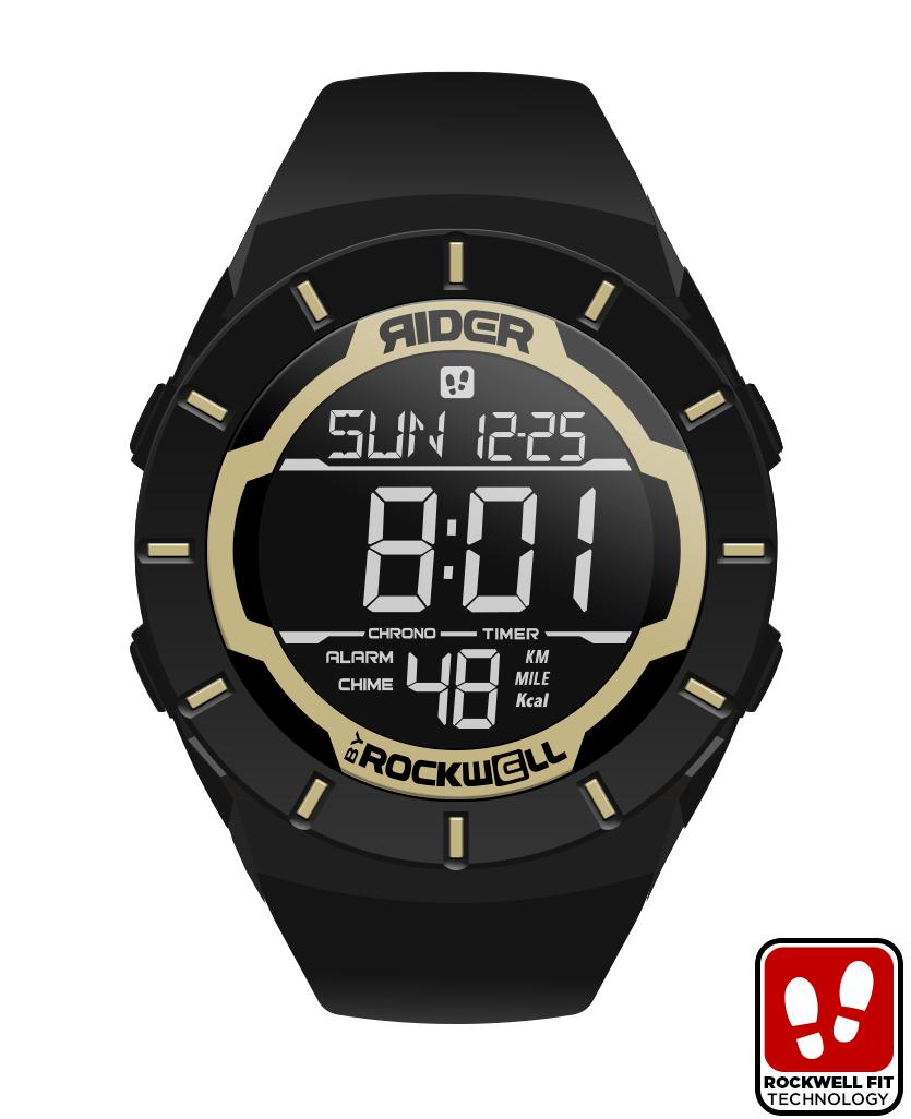 Coliseum Fit™ (Black/Gold) Watch by MyHackerTech