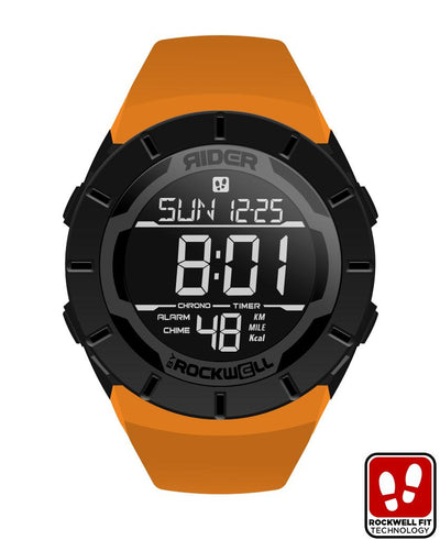 Coliseum Fit™ Mix Up Edition (Black/Orange) Watch by MyHackerTech