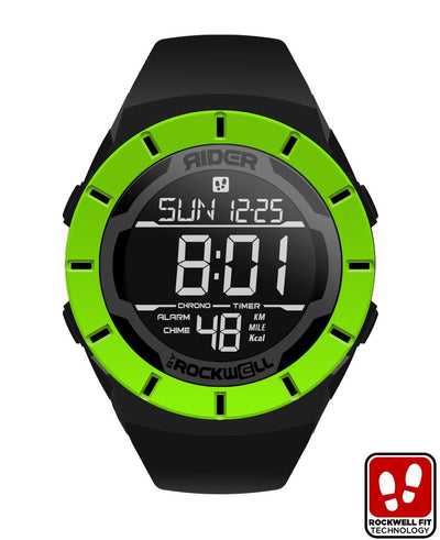 Coliseum Fit™ Halo Edition (Black/Green) Watch by MyHackerTech