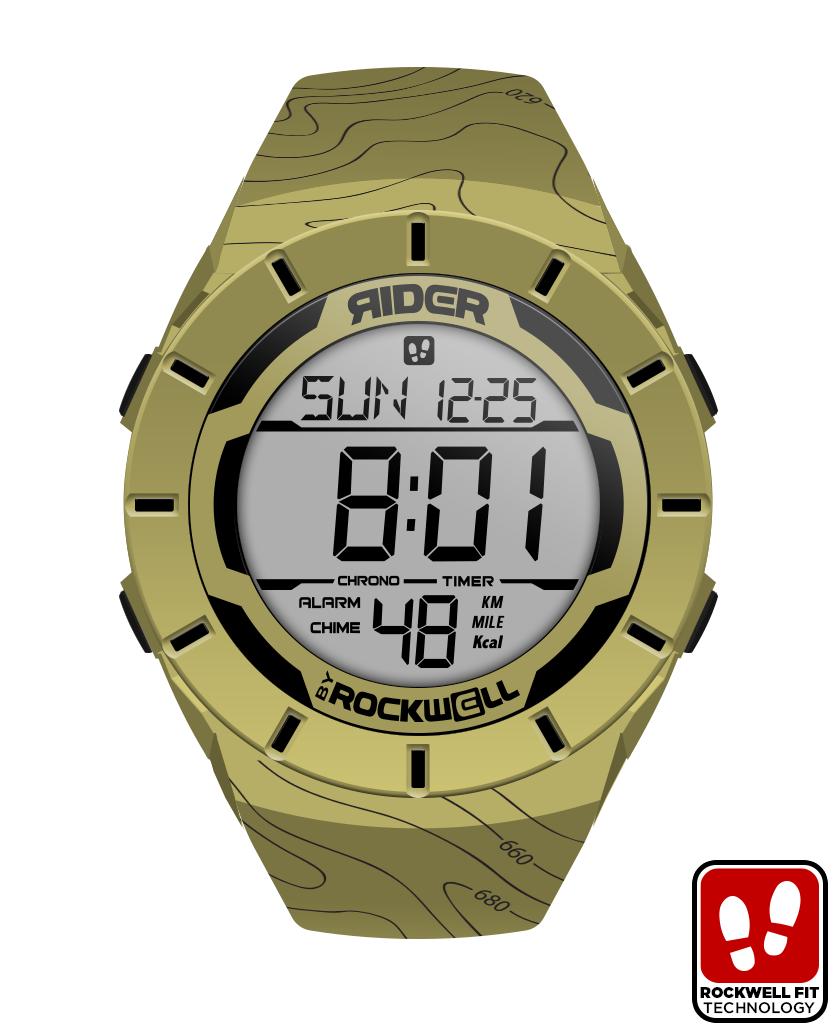 Coliseum Fit™ Elevation Edition (Tan/Black) Watch by MyHackerTech