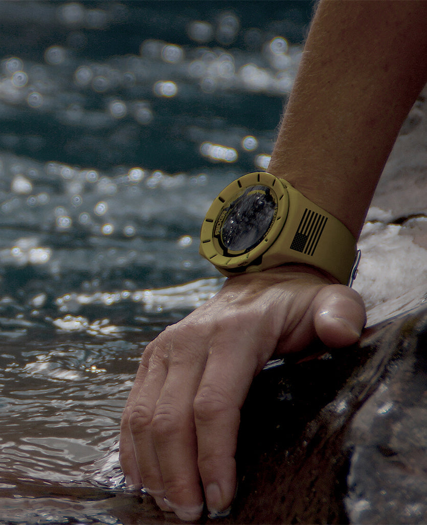 Coliseum Fit™ Freedom Edition (Coyote Tan/Black) Watch by MyHackerTech