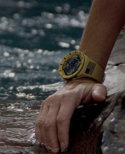 Coliseum Fit™ Freedom Edition (Coyote Tan/Black) Watch by MyHackerTech